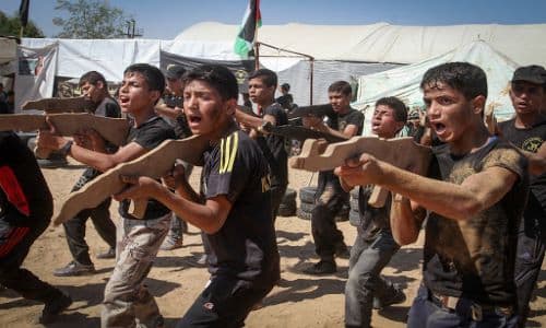 Group of young men shouting - seven dispensations